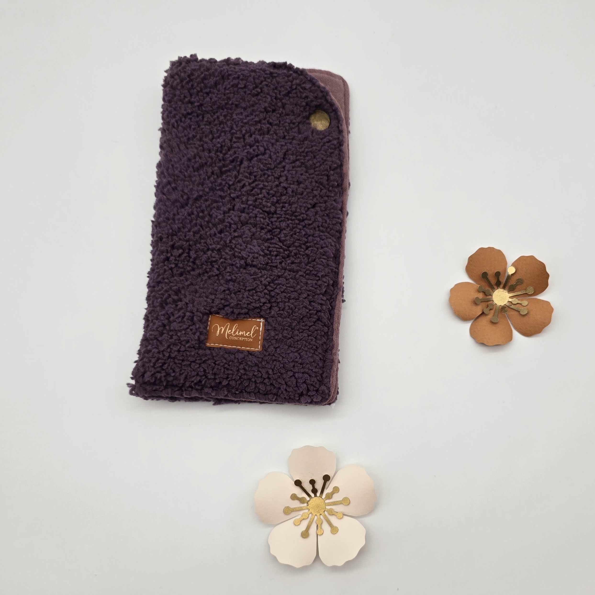 Etui à lunette violet – Image 2